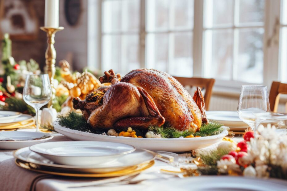 A festive Turkey Dinner available for the month of December