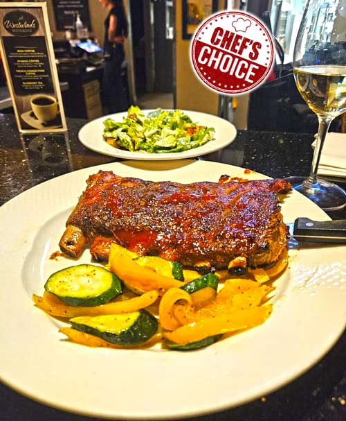 Delicious Pork back Ribs! Cooked fresh daily – choose from mild, medium or Cajun BBQ